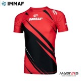 GREEN HILL IMMAF Approved rash guard - црвена боја